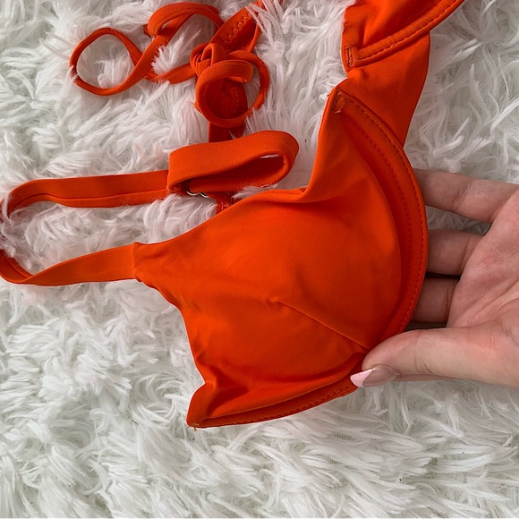 3/30$🤍 ZAFUL | 🆕 Orange underwire bikini top - Picture 4 of 6